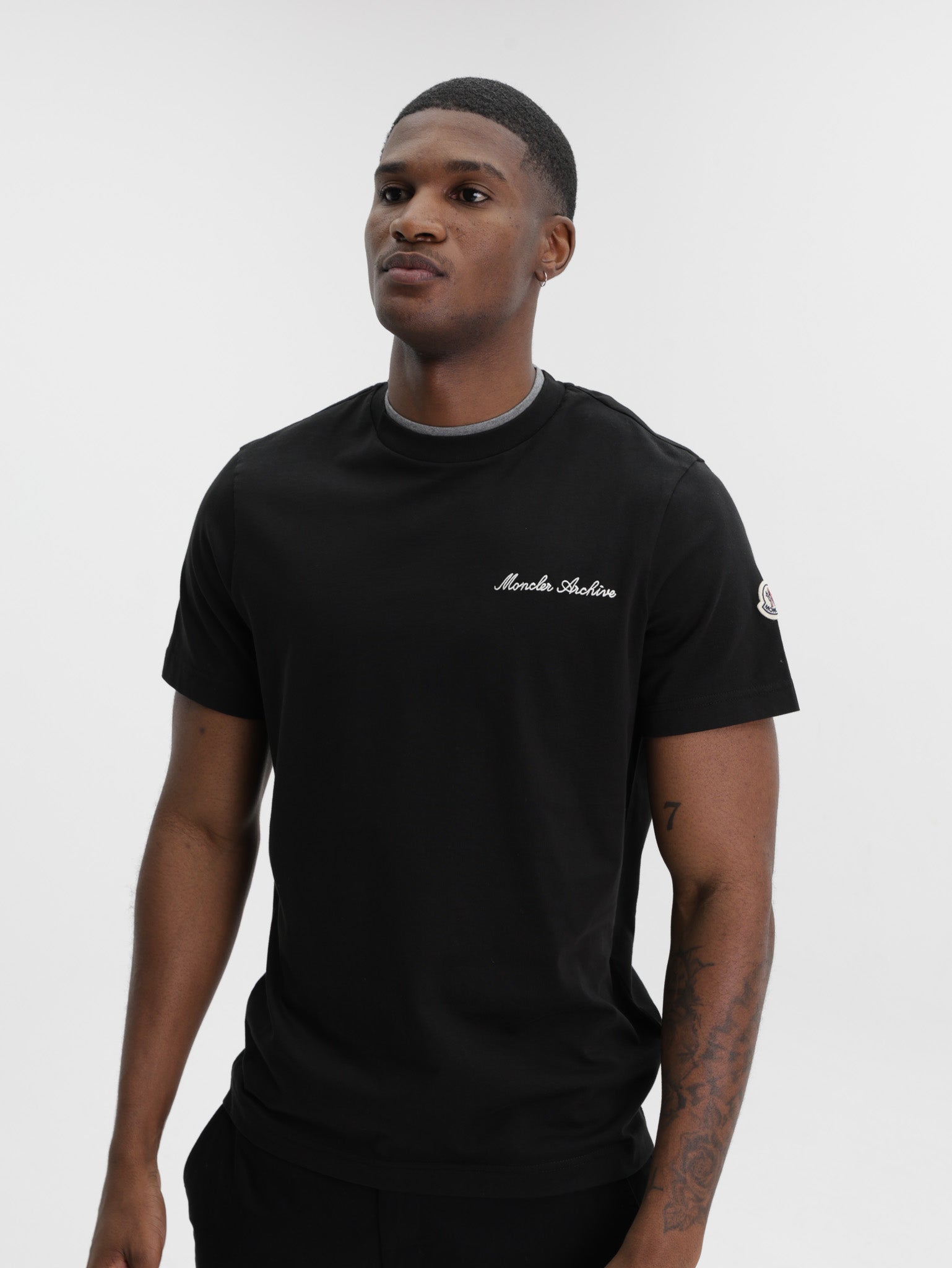 Moncler ポロシャツ black archive Y2K swag Moncler T-Shirt SS Black - AL Capone Premium