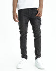 Purple Jeans Low Rise Skinny Brandy Brown Marble