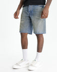 Purple Shorts Denim Mid Indigo