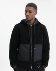 Moncler Cardigan Zip Up Black