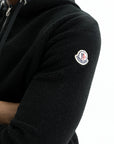 Moncler Cardigan Zip Up Black