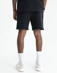 Purple Shorts Smudged Gothic Black