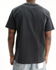 Purple T-Shirt Heavyweight Jersey Black