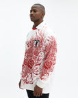 Adidas T-Shirt CW Long Sleeve Y-3 Allover Print Red-White-AL Capone Premium