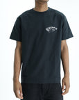 Purple T-Shirt Textured Jersey Black