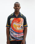 Casablanca Shirt Cuban Collar Marble-AL Capone Premium