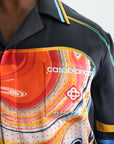Casablanca Shirt Cuban Collar Marble-AL Capone Premium