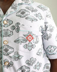 Casablanca Shirt Jacquard Off White-Multi-AL Capone Premium