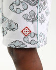 Casablanca Shorts Jacquard Track Off White-Multi-AL Capone Premium