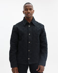 Casablanca Shacket Denim Monogram Black-AL Capone Premium