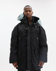 Casablanca Jacket Snorkel Down Parka Black-AL Capone Premium
