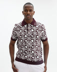 Casablanca Golfer Monogram Aubergine-AL Capone Premium