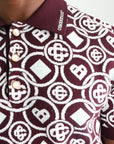 Casablanca Golfer Monogram Aubergine-AL Capone Premium