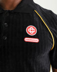 Casablanca Golfer Rib Velour Raglan Black-AL Capone Premium