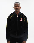 Casablanca Jacket Velour Track Black-AL Capone Premium