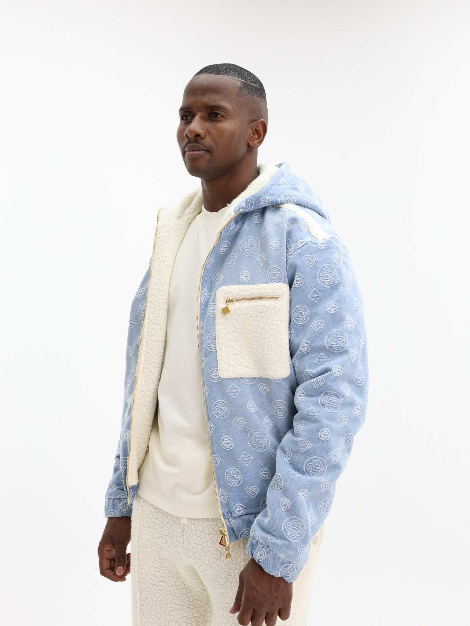 Casablanca Jacket Denim Reversible Bleached - AL Capone Premium
