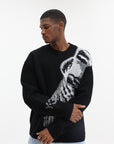 Adidas Sweater Run Knit Y-3 Sleeve Logo Black-AL Capone Premium