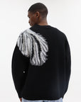 Adidas Sweater Run Knit Y-3 Sleeve Logo Black-AL Capone Premium
