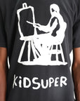 Kidsuper T-Shirt Graphic Painter Black