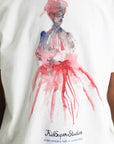 Kidsuper T-Shirt Painted Woman White