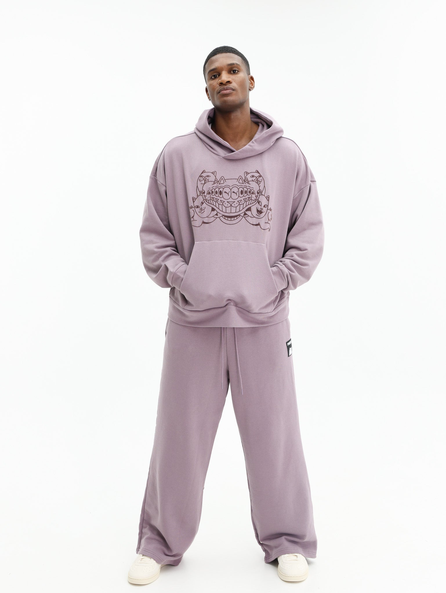 Puma Track Pants X Ripndip Oversized Grey