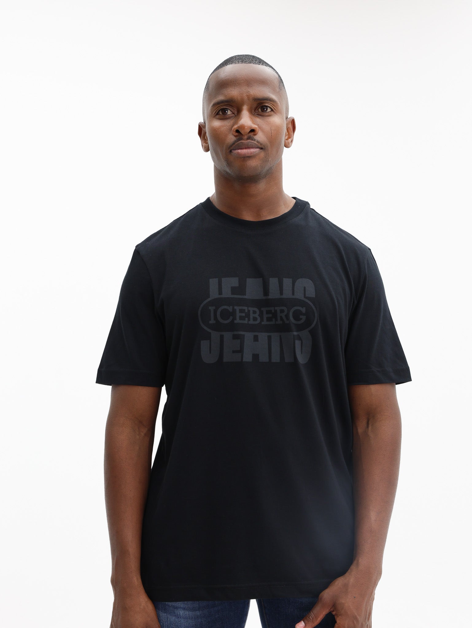 Iceberg T-Shirt Regular Fit Black - AL Capone Premium