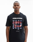 Iceberg T-Shirt Mountain Logo Black