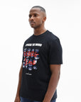 Iceberg T-Shirt Mouth Print Logo Black
