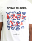 Iceberg T-Shirt Mouth Print Logo White