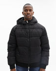 Iceberg Bomber Jacket Jacquard Logo Black