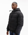 Iceberg Bomber Jacket Jacquard Logo Black