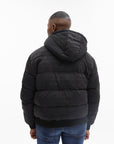 Iceberg Bomber Jacket Jacquard Logo Black