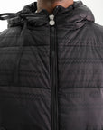 Iceberg Bomber Jacket Jacquard Logo Black