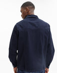 Iceberg Woven Denim Long Sleeve Shirt Blue
