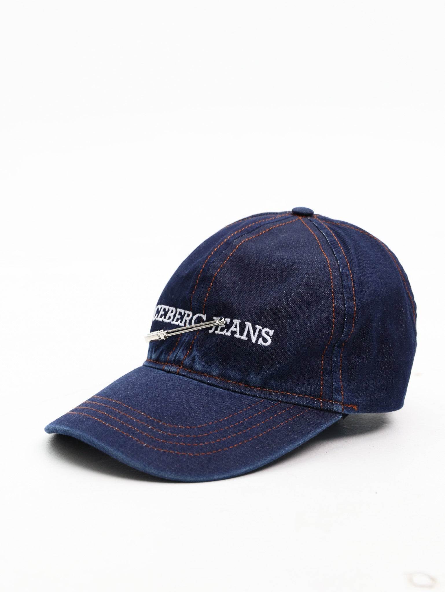 Iceberg Baseball Denim Cap Indigo - AL Capone Premium