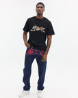 Icecream Running Dog T-Shirt Black