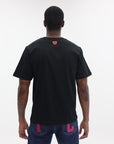Icecream Running Dog T-Shirt Black
