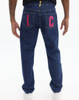 Icecream Running Dog Denim Pants Indigo