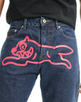 Icecream Running Dog Denim Pants Indigo
