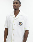 Casablanca Towelling Monogram Shirt White