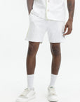 Casablanca Towelling Monogram Short White