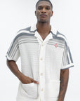 Casablanca Crochet Shirt White/Grey