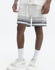 Casablanca Crochet Shorts White/Grey