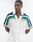 Casablanca Stripe Knit Shirt Multi