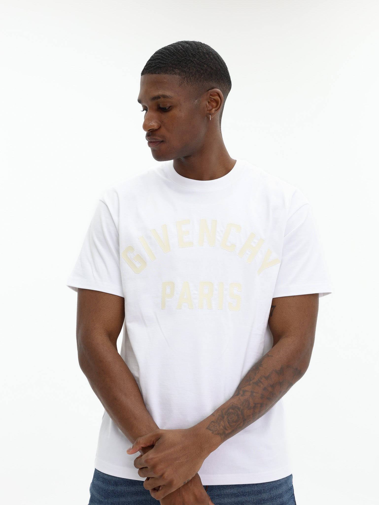 Givenchy T-Shirt Logo White - AL Capone Premium