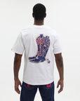 Icecream Cowboy Boot T-Shirt White