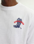 Icecream Cowboy Boot T-Shirt White