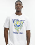 Casablanca Tennis Club Icon Classic T-Shirt White