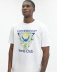 Casablanca Tennis Club Icon Classic T-Shirt White