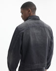 Arte Jacket Pocket Denim Faded Black